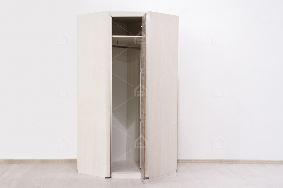 Шкаф для одежды угловой 1Д  (Olivia с полк. 97х97), коллекции Оливия, Дуб Анкона, Анрэкс (Беларусь)