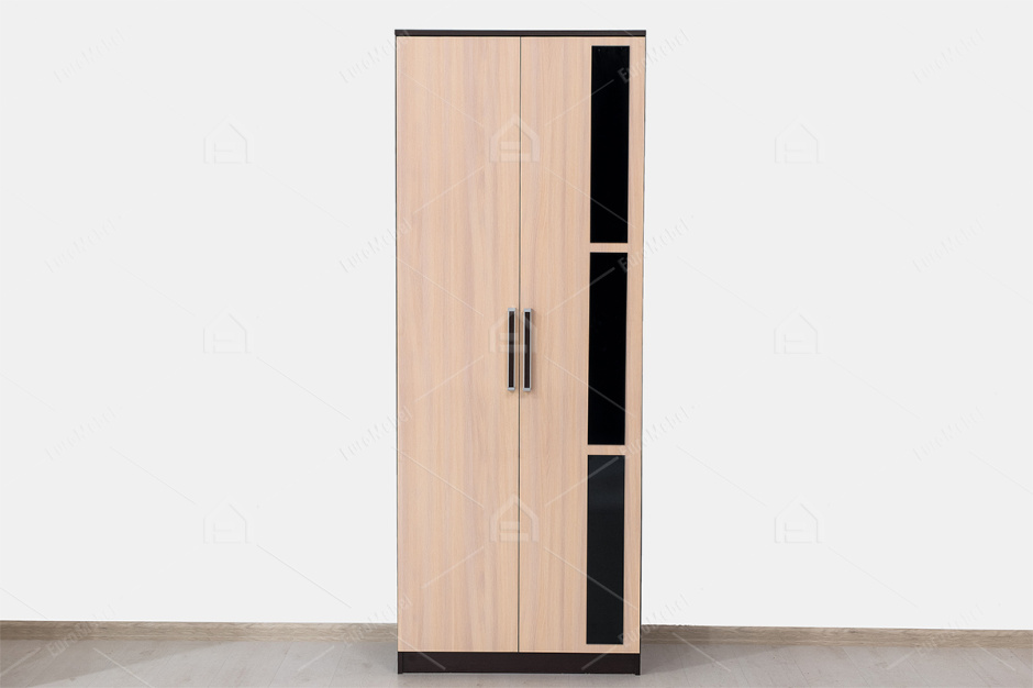 Шкаф для одежды  2Д  модульной системы Эдем 2, Дуб Млечный, СВ Мебель (Россия)