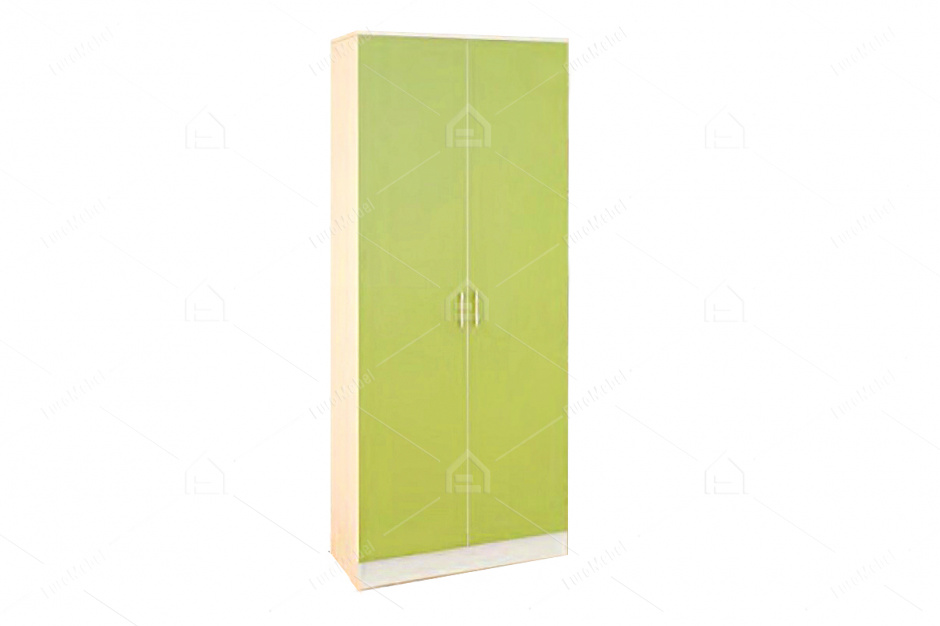 Шкаф для одежды 2Д , модульной системы Геометрия, Зеленый, Астрид-Мебель (Россия)