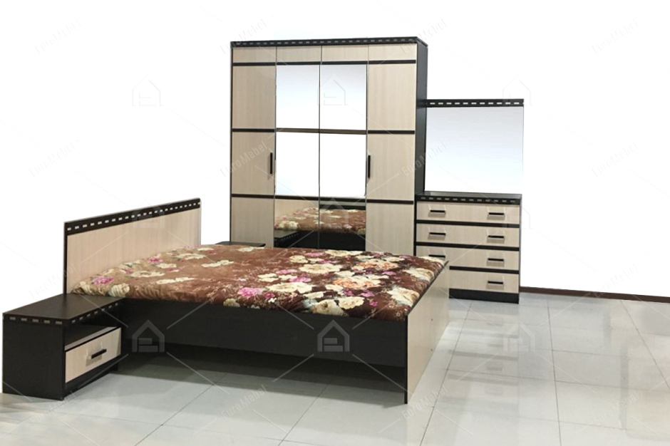 Комплект мебели для спальни Ольга 13, Дуб Млечный, Фант Мебель(Россия)