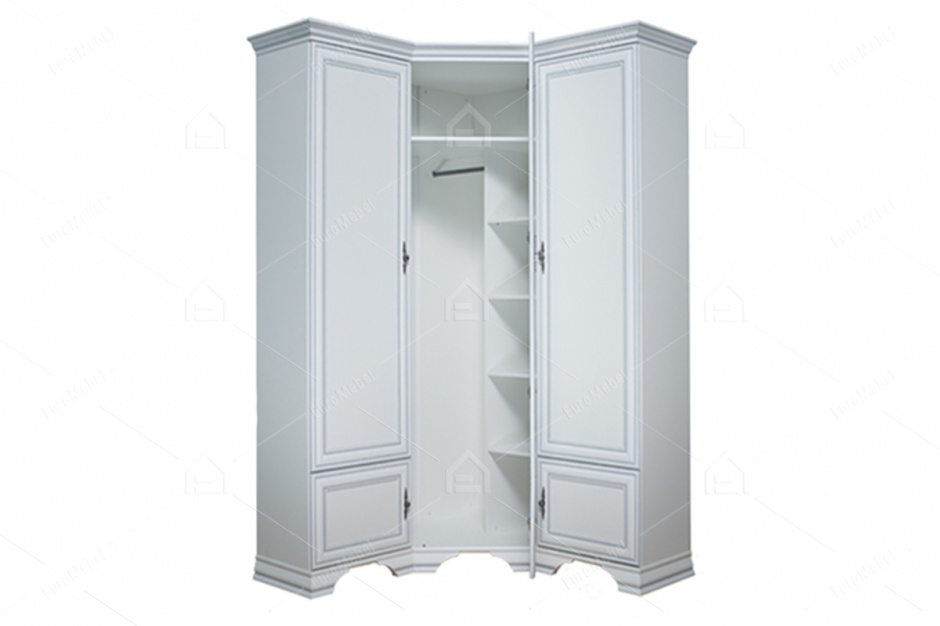 Шкаф для одежды угловой 5Д  (Kentaki SZFN5D), коллекции Кентаки, Белый, BRW-Украина (Украина)