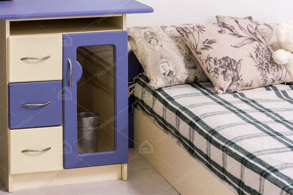 Комплект мебели для детской Эколь, Синий, Укрюг БМФ(Украина)