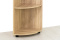 Шкаф стеллаж угловой приставной, модульной системы Визит 1, Сосна Джексон, СВ Мебель (Россия)
