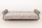 Диван прямой раскладной как часть комплекта Роуз, ТД123 Серый, Нижегородмебель и К (Россия)
