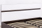 Кровать двуспальная (160), коллекции Ненси, Белый, Горизонт (Россия)