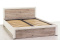 Кровать двуспальная (Olivia 140 с подъемником), коллекции Оливия, Дуб Анкона, Анрэкс (Беларусь)