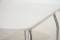 Стол обеденный раздвижной Кристалл (1100(390)*700), Белый , Sitparad (Россия)