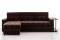 Диван угловой раскладной Версаль 156, 370 шоколад, СМК (Россия)