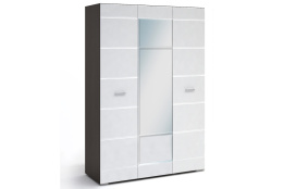 Шкаф для одежды 3Д  как часть комплекта Вегас, Белый, Стендмебель (Россия)