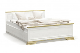 Кровать двуспальная как часть комплекта Ирис, Дуб Андерсон пайн, MEBEL SERVICE (Украина)