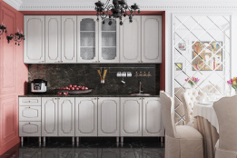 Комплект мебели для кухни Классика 2600, Сосна белая, СВ Мебель(Россия)