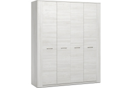 Шкаф для одежды 4Д  как часть комплекта Вирджиния, Сосна Каньон, Май Стар (Беларусь)
