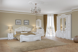 Комплект мебели для спальни Александрина, Белый, Империал(Россия)