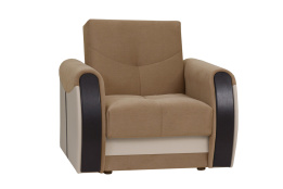 Кресло традиционное раскладной как часть комплекта Сиеста 4, Ника04/Ecotex109/Mobi 11, АСМ Элегант (Россия)
