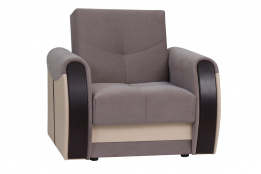 Кресло традиционное раскладной как часть комплекта Сиеста 4, Ника06/EcotexА109/Mobi 11, АСМ Элегант (Россия)
