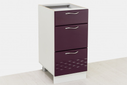 Шкаф кухонный 800, 2Д  как часть комплекта Волна, Белый, СВ Мебель (Россия)