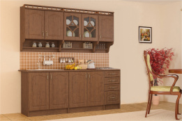 Комплект мебели для кухни Корона 2000, Яблоня, MEBEL SERVICE(Украина)
