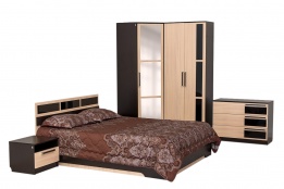 Набор мебели для спальни Эдем 2, 2062, Дуб Млечный, СВ Мебель (Россия)
