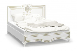 Кровать двуспальная как часть комплекта Милан, Белый, MEBEL SERVICE (Украина)