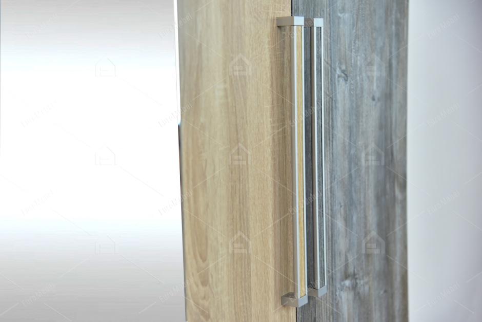 Шкаф для одежды 2Д , модульной системы Лагуна 2, Сосна Джексон, СВ Мебель (Россия)