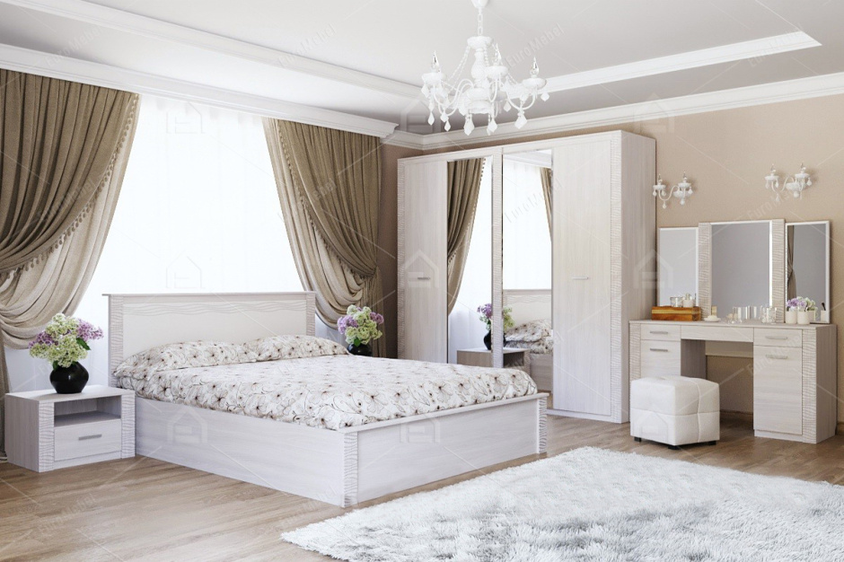 Комплект мебели для спальни Гамма 20, Сандал, СВ Мебель(Россия)