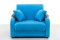 Кресло-кровать раскладной Неаполь 086, 245 бирюза, СМК (Россия)