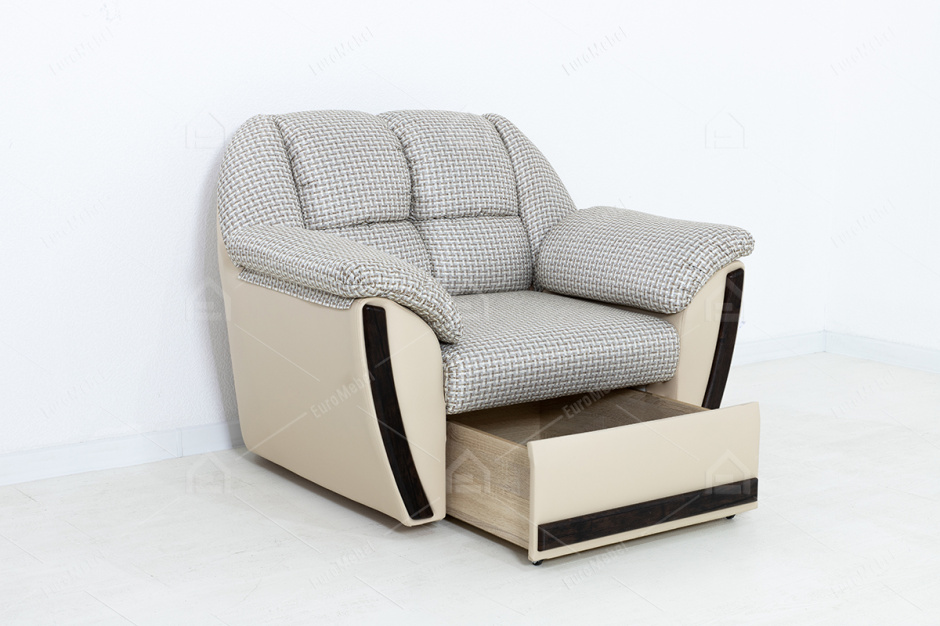 Кресло традиционное как часть комплекта Блистер, Skiff101/Ecotex109, АСМ Элегант (Россия)