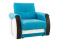 Кресло традиционное раскладной как часть комплекта Сиеста 4, ок11+EcotexWhite+Ecotex210, АСМ Элегант (Россия)