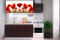 Комплект мебели для кухни Маки МДФ фотопечать 1600, Рисунок Светлый, Стендмебель(Россия)