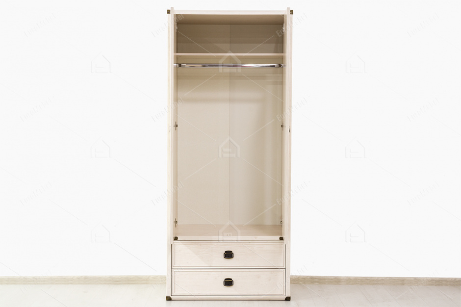 Шкаф для одежды 2Д  (Magellan 2DG2S), коллекции Магеллан, Сосна Винтаж, Анрэкс (Беларусь)