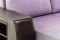 Диван угловой раскладной Дамаск NEW, Magic(ПТК)Purple/Экотекс 213, Мебельный Формат (Россия)