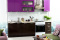 Комплект мебели для кухни Гамма 2000, Фиолет//Шоколад, MEBEL SERVICE(Украина)