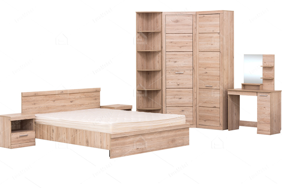 Комплект мебели для спальни Оскар, Дуб Санремо, Анрэкс(Беларусь)