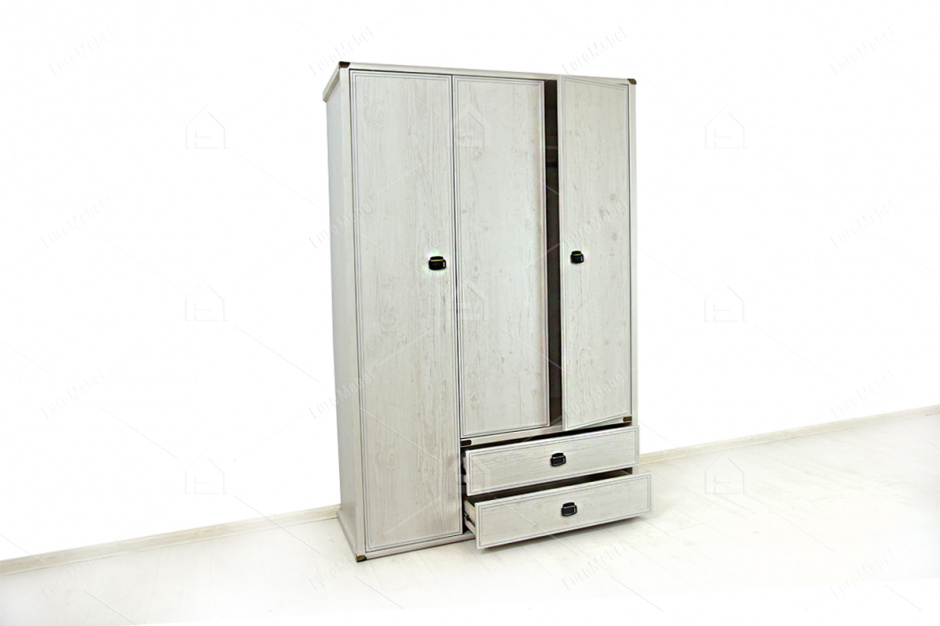Шкаф для одежды 3Д  (Magellan 3DG2S), коллекции Магеллан, Сосна Винтаж, Анрэкс (Беларусь)