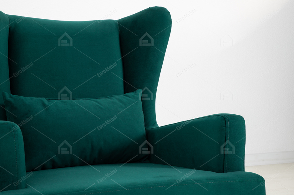 Кресло традиционное Оскар, ТК316/1 Темно-зеленый, Нижегородмебель и К (Россия)