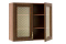 Шкаф витрина 800, 2Д  как часть комплекта Гранд, Дуб Золотой, MEBEL SERVICE (Украина)