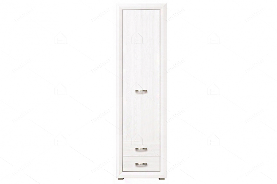 Шкаф для одежды линейная 1Д  как часть комплекта Мальта, Лиственница сибирская, БРВ Брест (Беларусь)