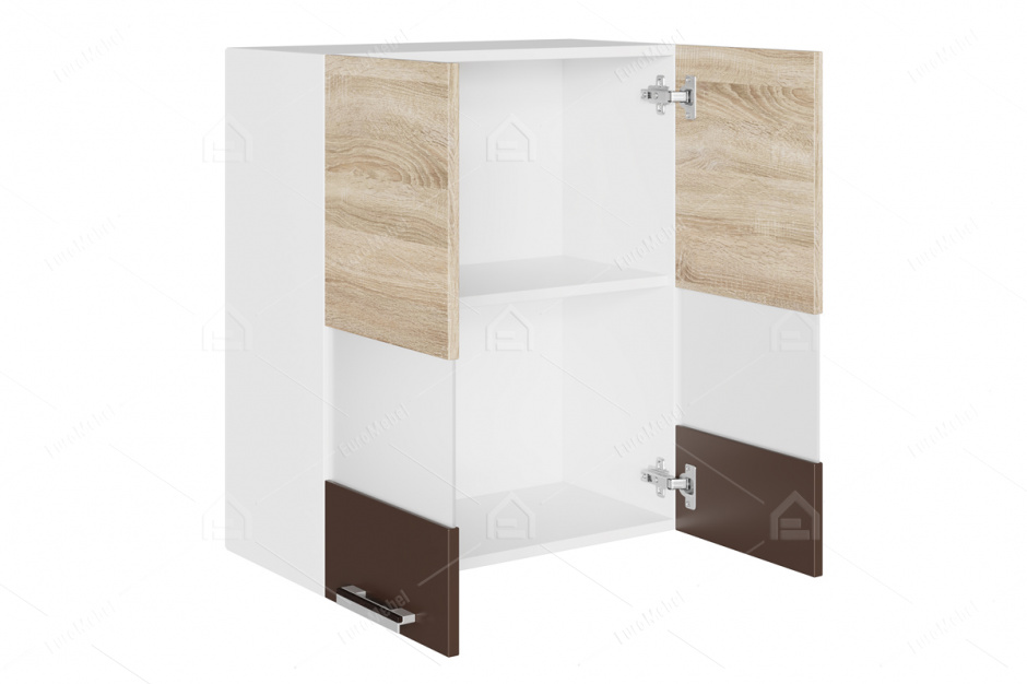 Шкаф кухонный 600, 2Д  как часть комплекта Арабика, Дуб Сонома, СВ Мебель (Россия)
