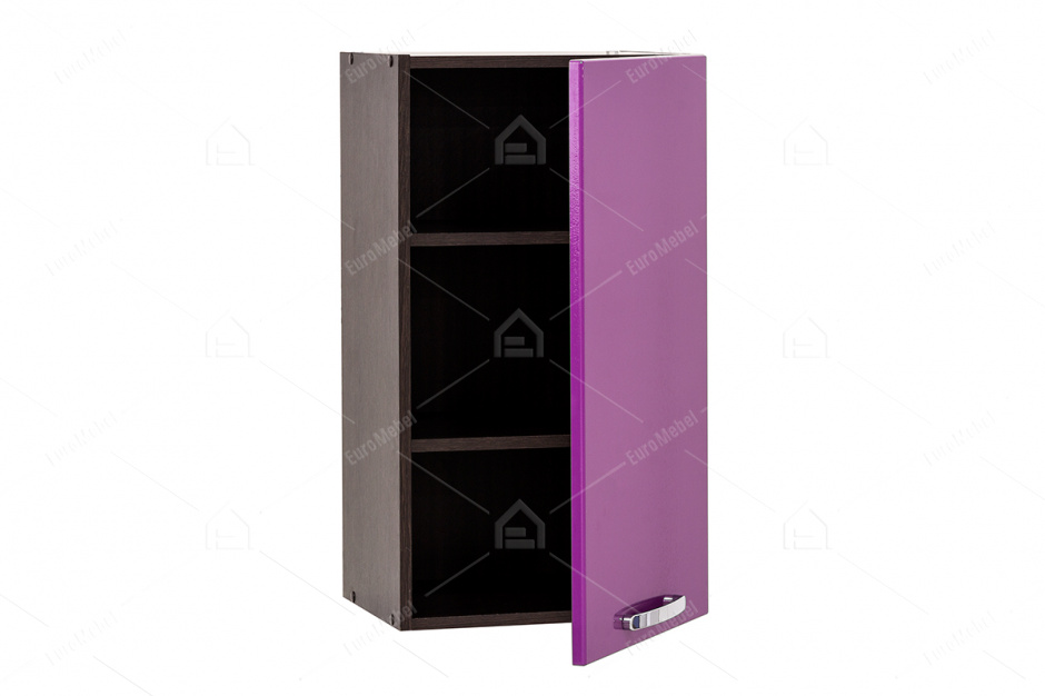 Шкаф кухонный 400,  1Д  как часть комплекта Гамма, Фиолетовый, MEBEL SERVICE (Украина)