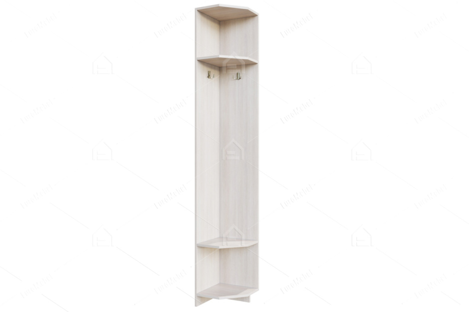 Шкаф для одежды угловой приставной, коллекции Вега, Сосна Карелия, СВ Мебель (Россия)