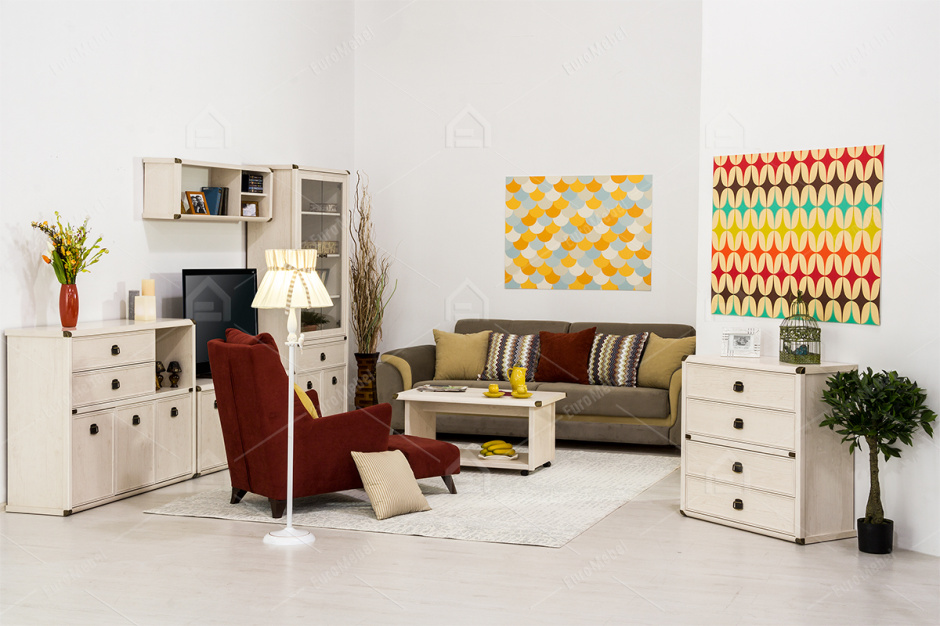 Набор мебели для гостиной Магеллан Сосна винтаж 2266, Сосна Винтаж, Анрэкс (Беларусь)