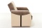 Кресло традиционное раскладной Сиеста 4, Ника05+Ecotex109+Kaleidoscope456Wood, АСМ Элегант (Россия)