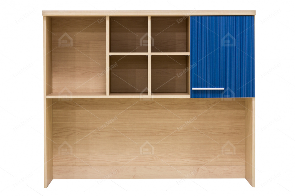 Шкаф стеллаж надставной 1Д  как часть комплекта Денди, Синий, MEBEL SERVICE (Украина)