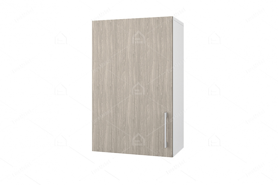 Шкаф кухонный 400, 1Д  как часть комплекта Европа, Серый, Горизонт (Россия)