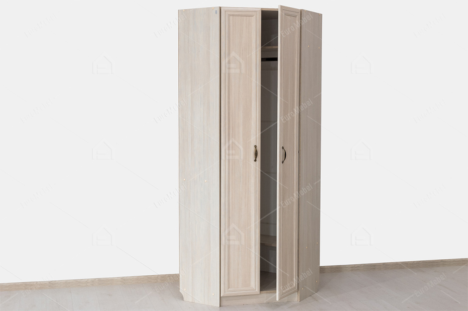 Шкаф для одежды угловой 2Д , коллекции Вега, Сосна Карелия, СВ Мебель (Россия)