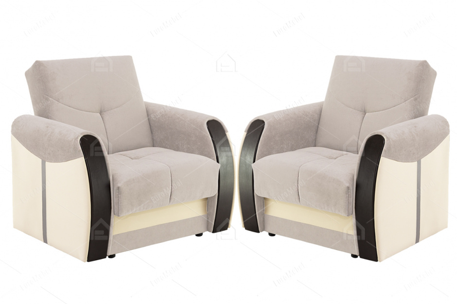 Кресло традиционное раскладной как часть комплекта Сиеста 4, М531-03/EcotexА109, АСМ Элегант (Россия)