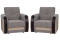 Кресло традиционное раскладной как часть комплекта Сиеста 4, М531-04/EcotexА109/EcotexА213, АСМ Элегант (Россия)
