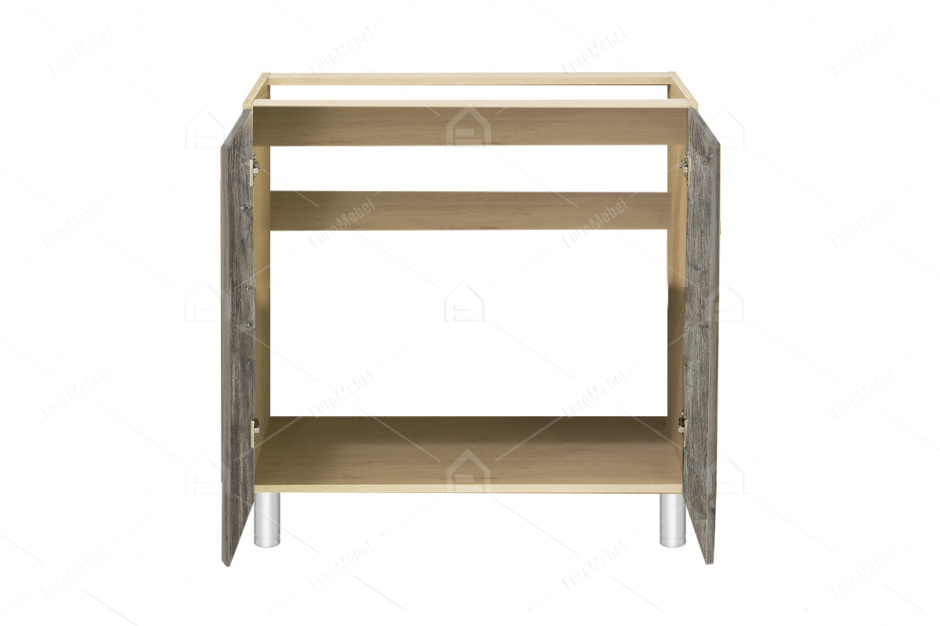 Шкаф под мойку 800, 2Д  как часть комплекта Карамель, Сосна Джексон, СВ Мебель (Россия)