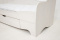 Кровать односпальная как часть комплекта Акварель 1, Белый, СВ Мебель (Россия)