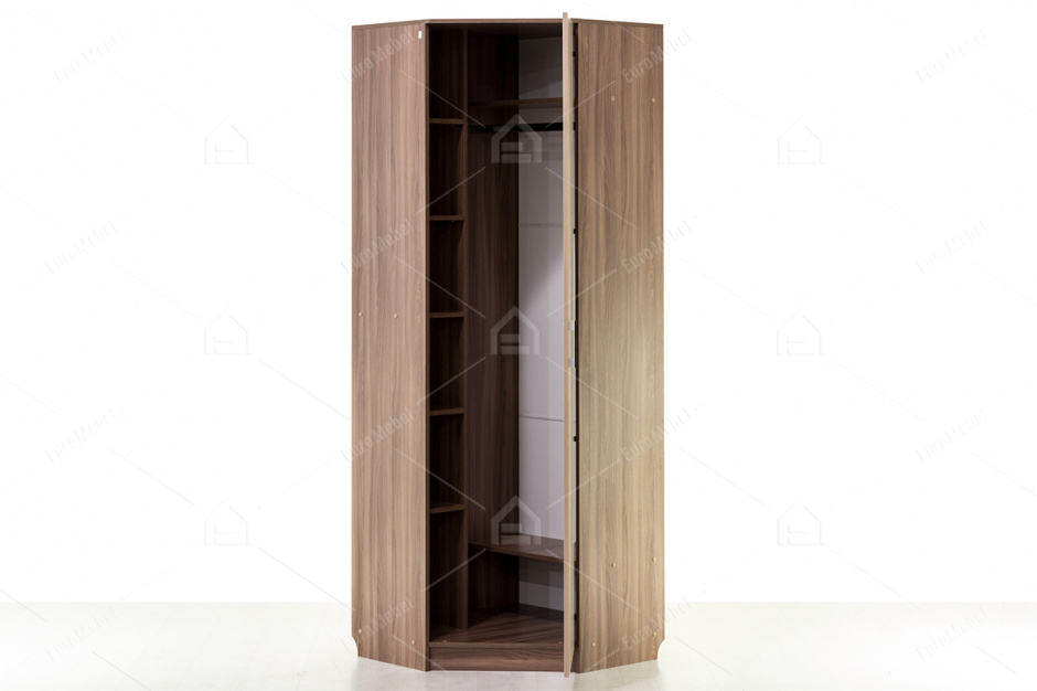 Шкаф для одежды угловой 1Д , модульной системы Город, Ясень Шимо светлый, СВ Мебель (Россия)